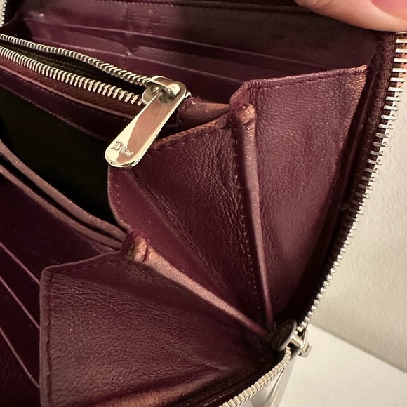 Dior 2009 Bordeaux Patent Leather Trotter Long Zip Wallet Zippy AUTH - Picture 9 of 16